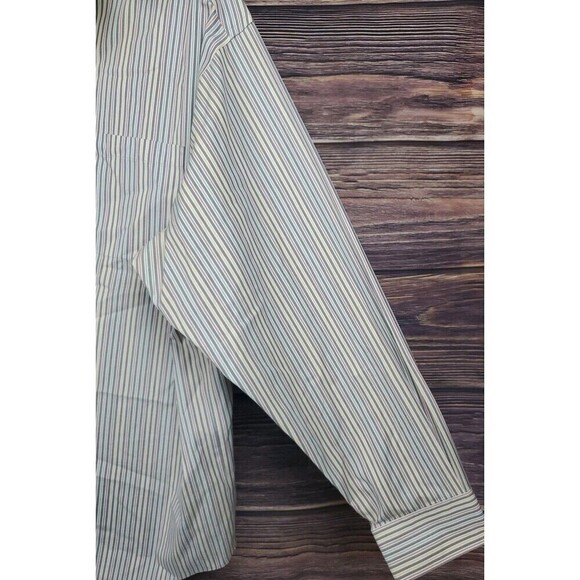 Roundtree & Yorke Gold Label Dress Shirt Women's Big 2X Striped Non Iron - Picture 6 of 12